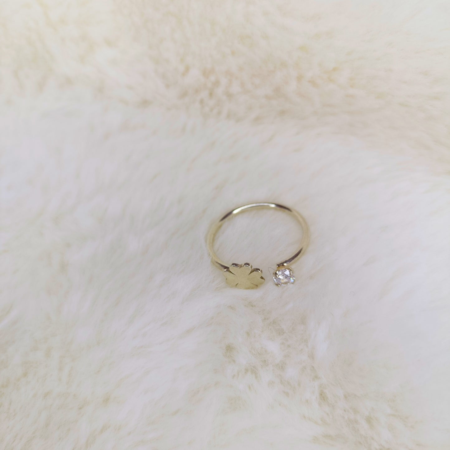 Anillo Trébol de la Suerte