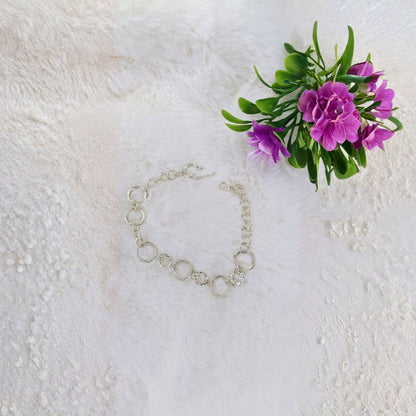 Pulsera Círculos Entrelazados en Plata