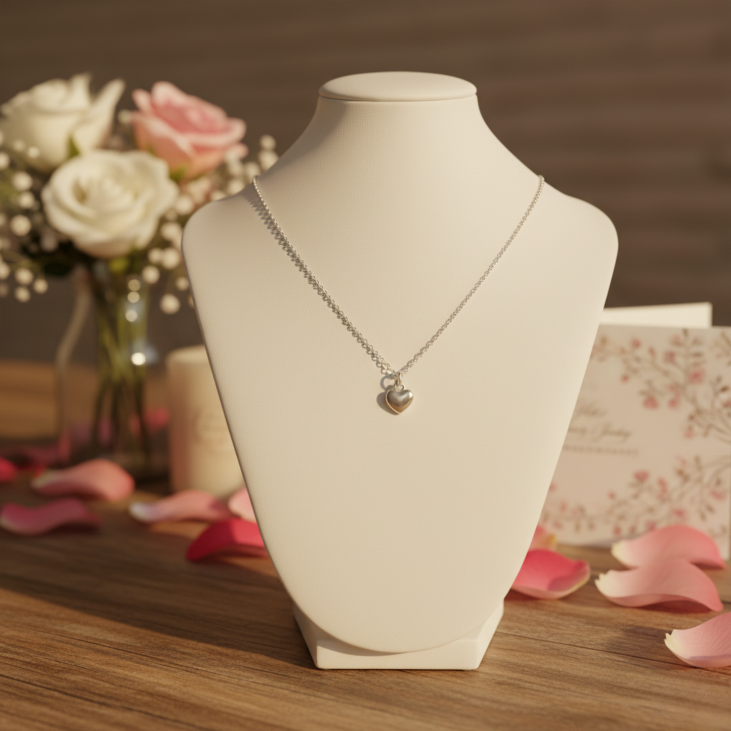 Collar Corazón de Plata