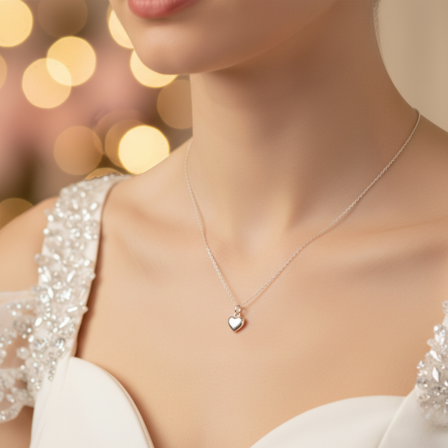 Collar Corazón de Plata