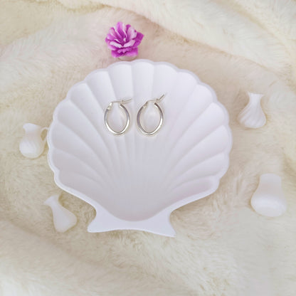 Argollas Ovaladas en Plata