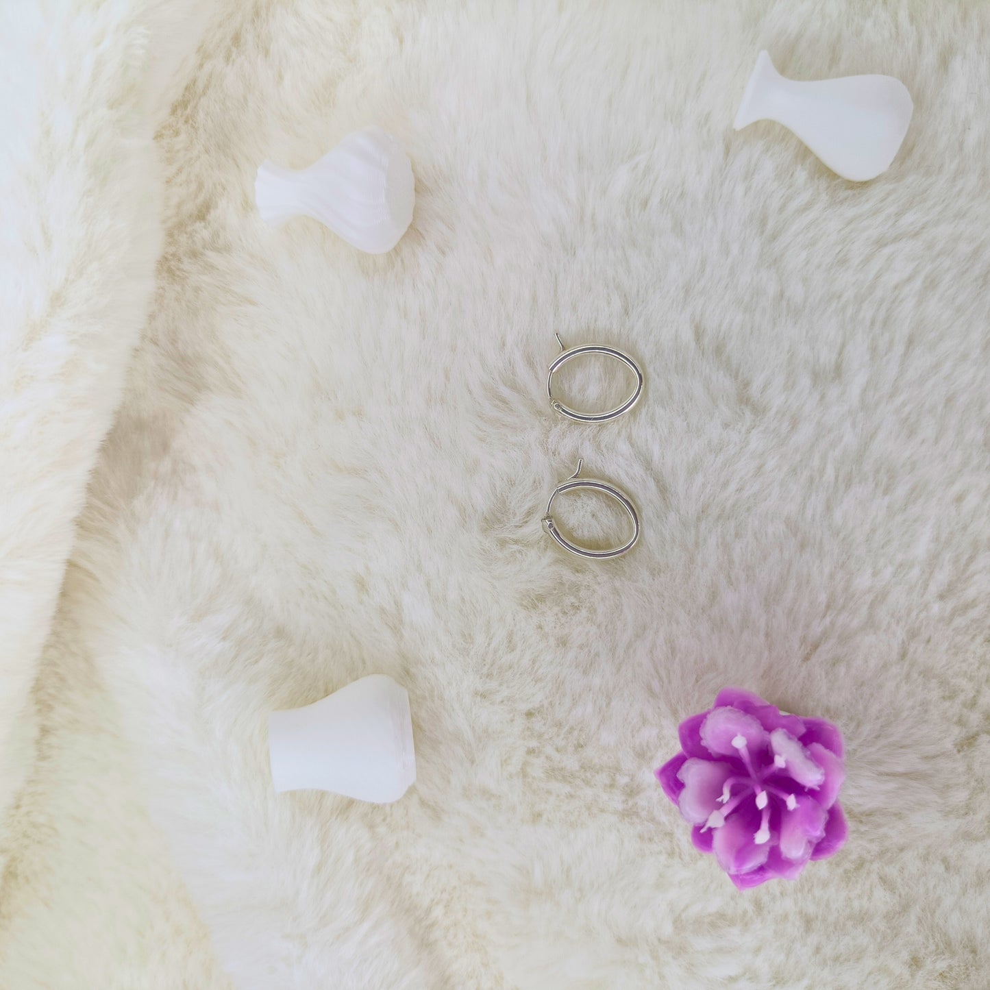 Argollas Ovaladas en Plata