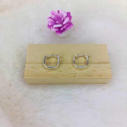 Argolla Cuadrada en Plata