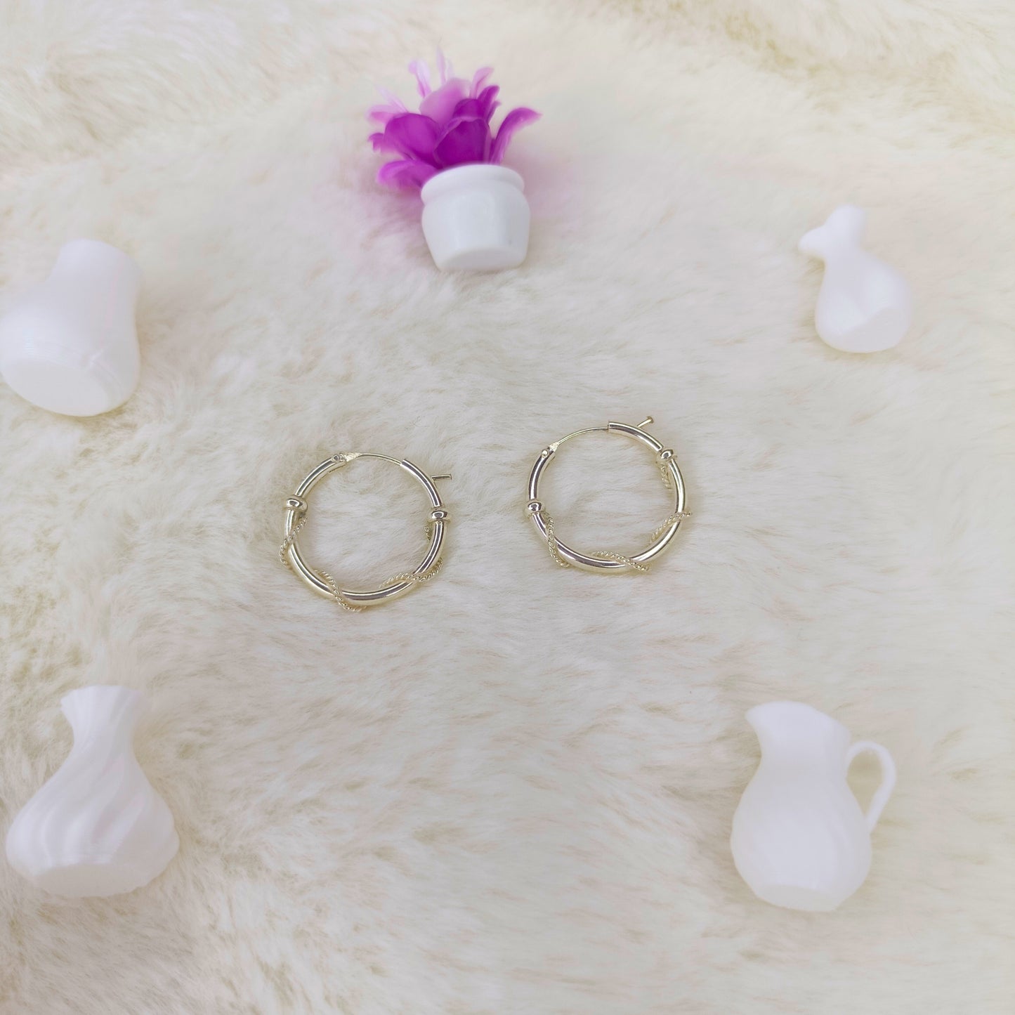 Argollas Elegantes en Plata