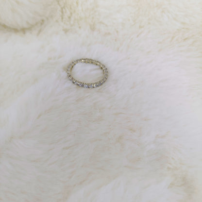 Anillo Eternity con Circonitas en Plata
