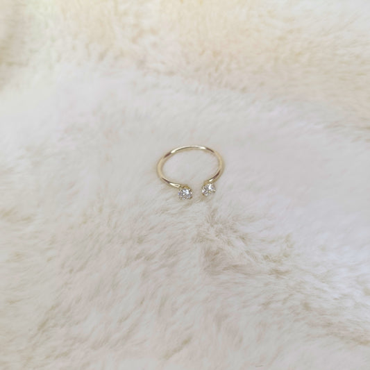 Anillo Brillante Dual