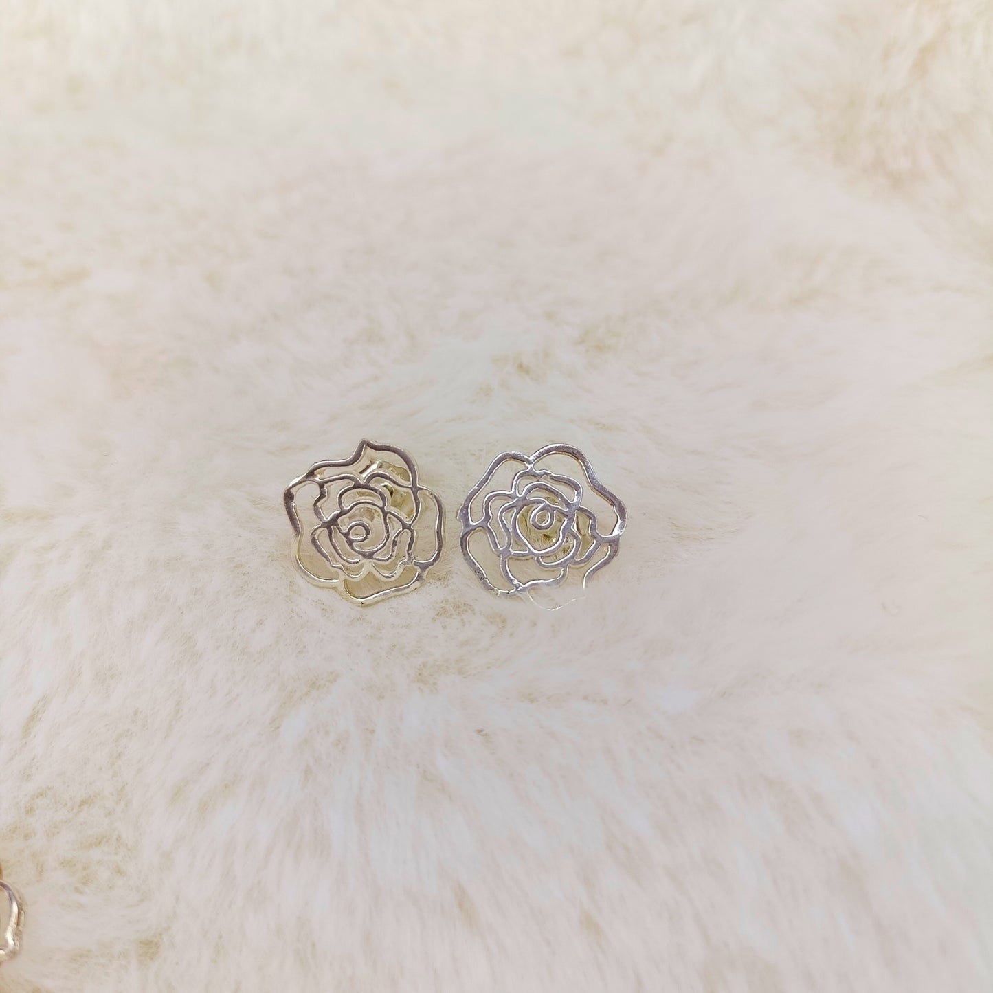 Collar + arete de Rosa