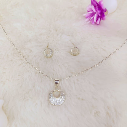 Collar + Arete Ovalado