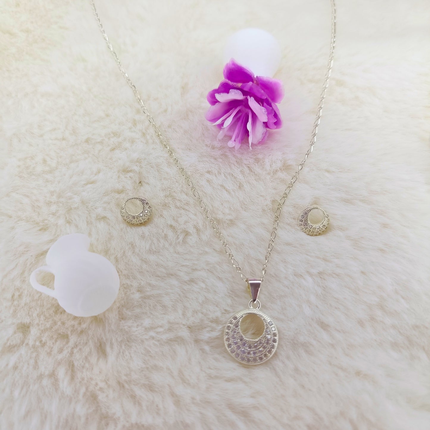 Collar + Arete Ovalado