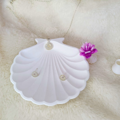 Collar + Arete Ovalado